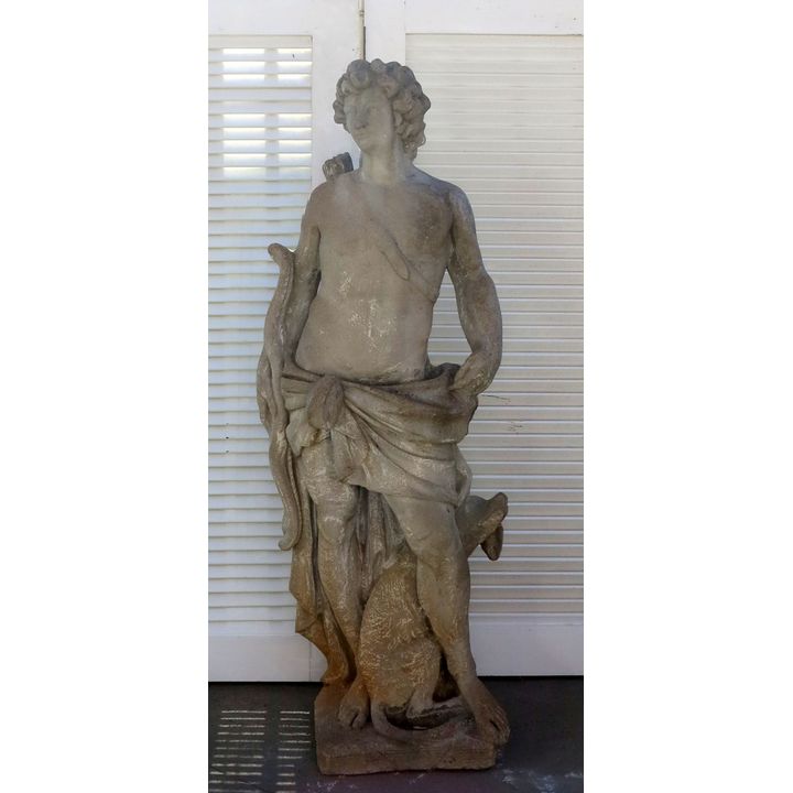 LARGE CAST CONCRETE STATUE
