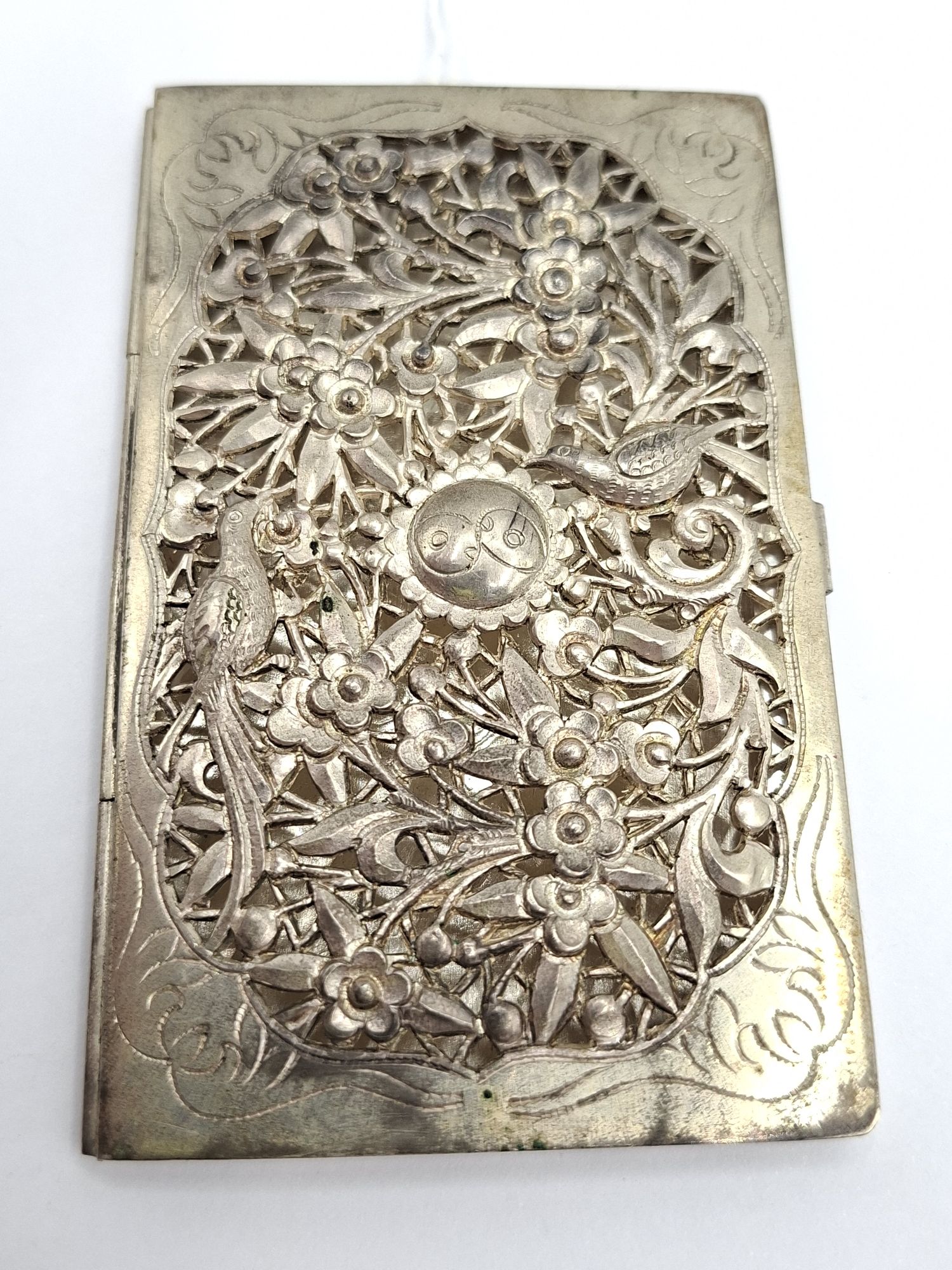188 · SILVERPLATED CARD CASE
