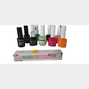 GLAM IT UP GIRL/UV/LED GLAM GEL NAIL POLISH 10 PIECE KIT