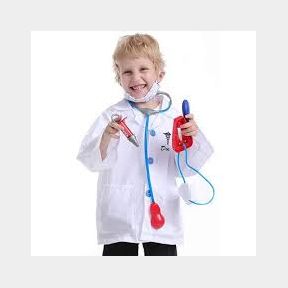 Kids Pretend Play Doctor Costume-Bar 9902078625776- 51745/26519 AS B1 (S6)