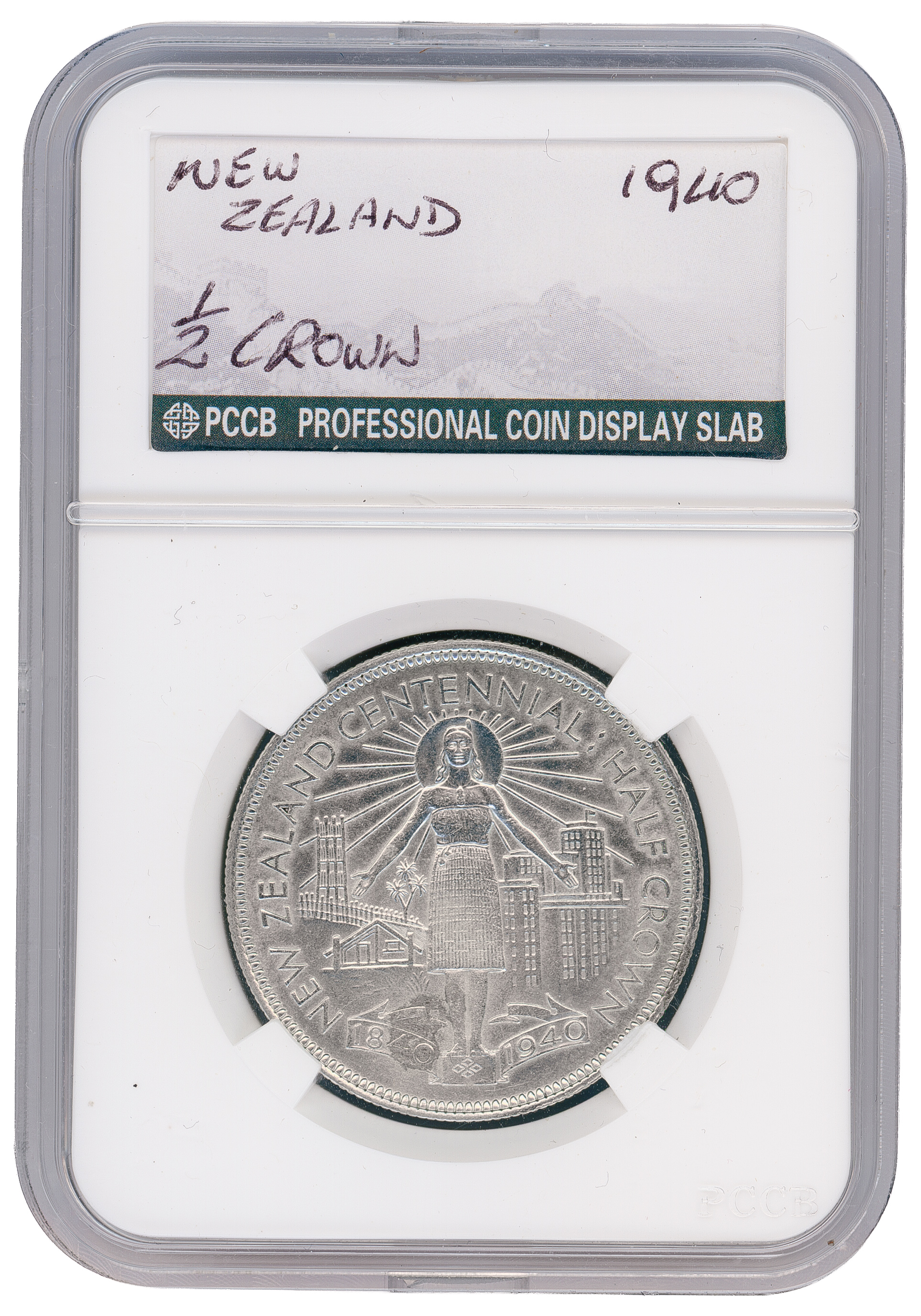 New Zealand, Half Crown, 1940, UNC
