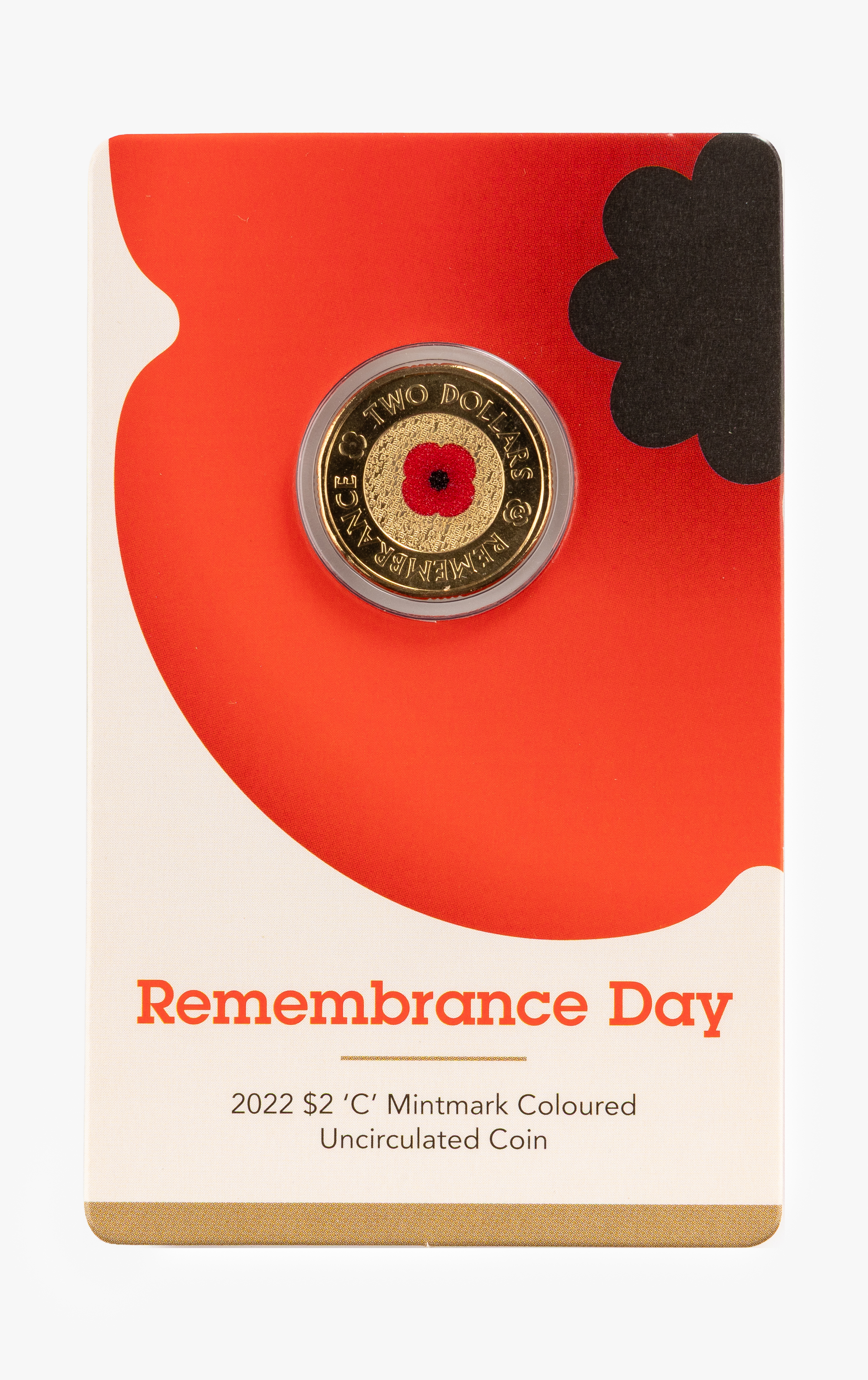 Elizabeth II, RAM - Remembrance Day, Two Dollars, 2022-C, UNC