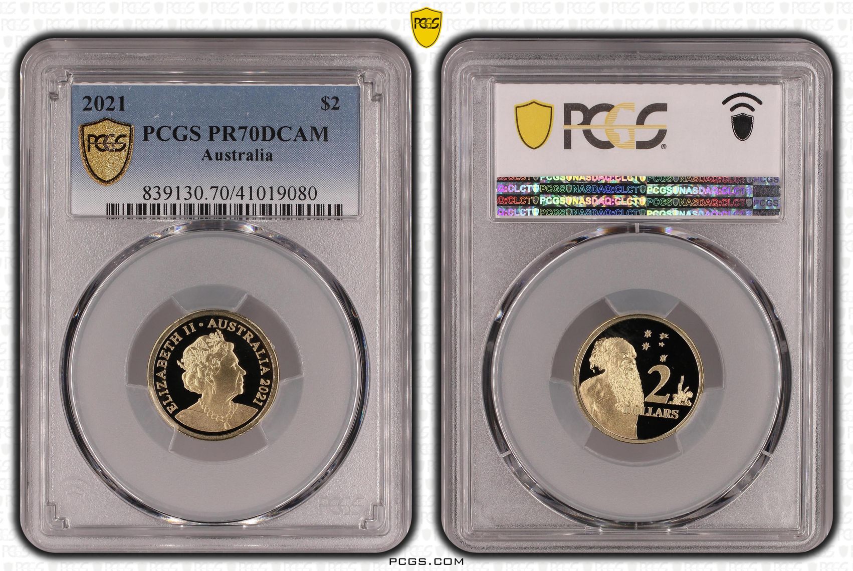 Elizabeth II, Two Dollar, 2021, PR70DCAM
