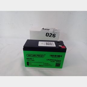 12V 7AH LITHIUM IRON PHOSPHATE LIFEPO4 BATTERY - 12.8V DC - 2 PACK - DROP-IN REPLACEMENT FOR 7AH LEAD ACID BATTERY WITH BATTERY