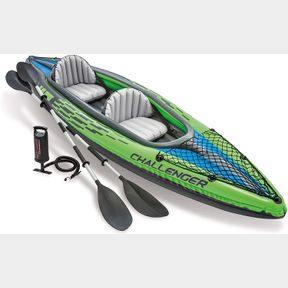 NEW INTEX CHALLENGER INFLATABLE K2 KAYAK 68306NP