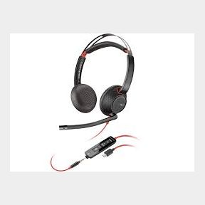Poly Blackwire 5220 Stereo USB-C Headset 3.5mm Plug USB-C/A Adapter - 8x231aa | 51744/2016 SN B1 (S6)
