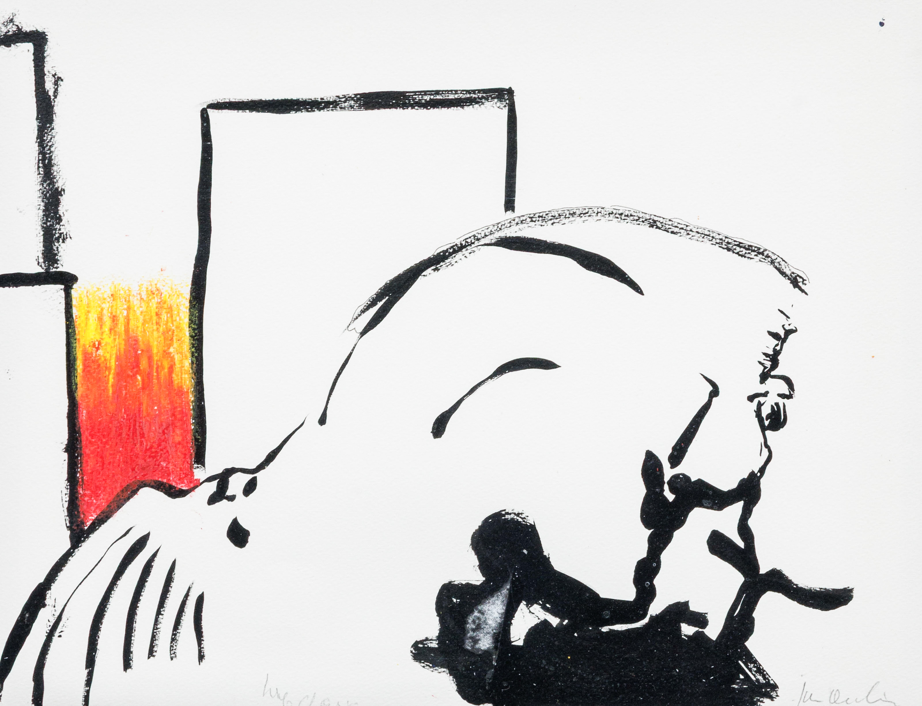 Hugo claus (1929-2008) & jan decleir (°1946) – kavel bij Bernaerts, Antwerp
