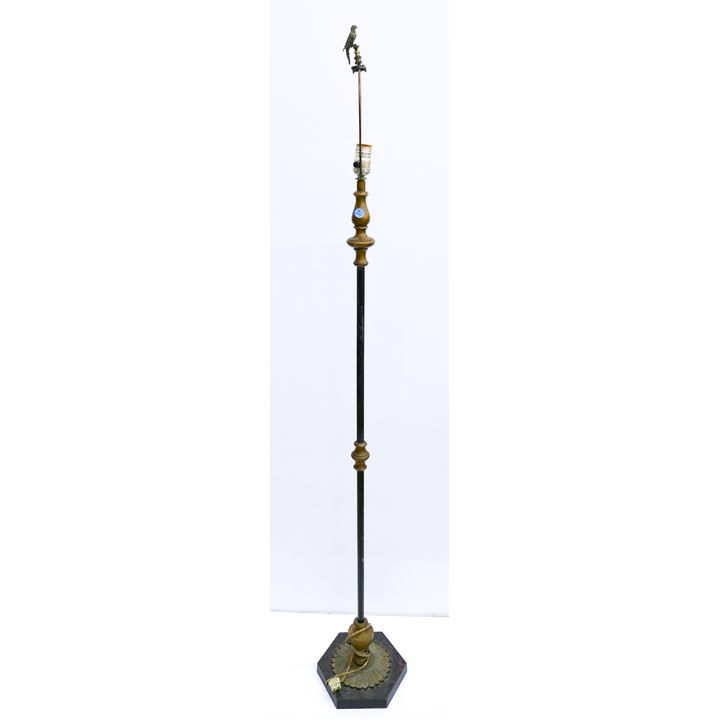 Bird Finial Metal Standing Floor Lamp 61.5''