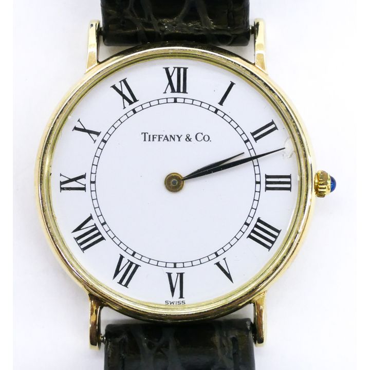 Tiffany & Co. 14k Roman Quartz Wristwatch