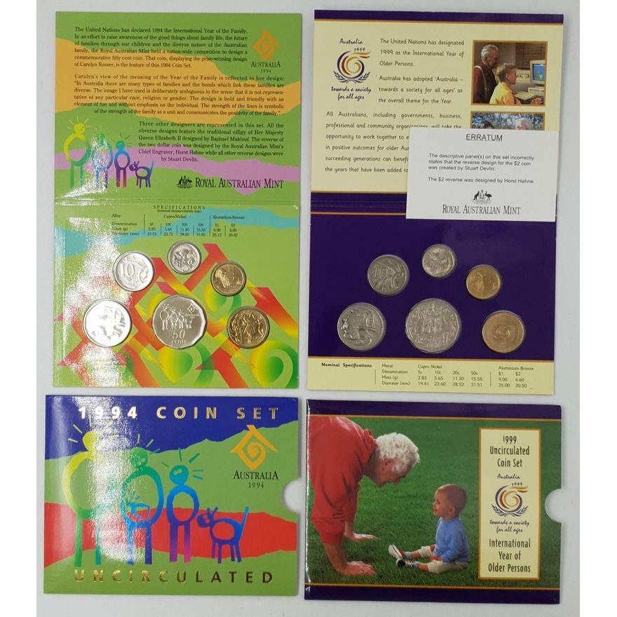 Unc. Coin Sets (x2)