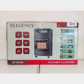 ELEGANCE RY10-04E BLACK FOLDABLE GAS HEATER