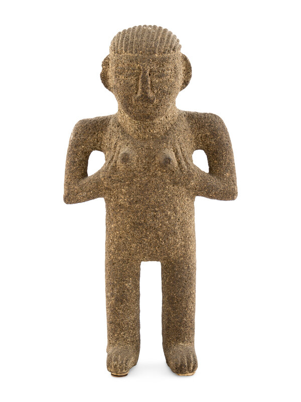 A Costa Rican Stone Female Figure