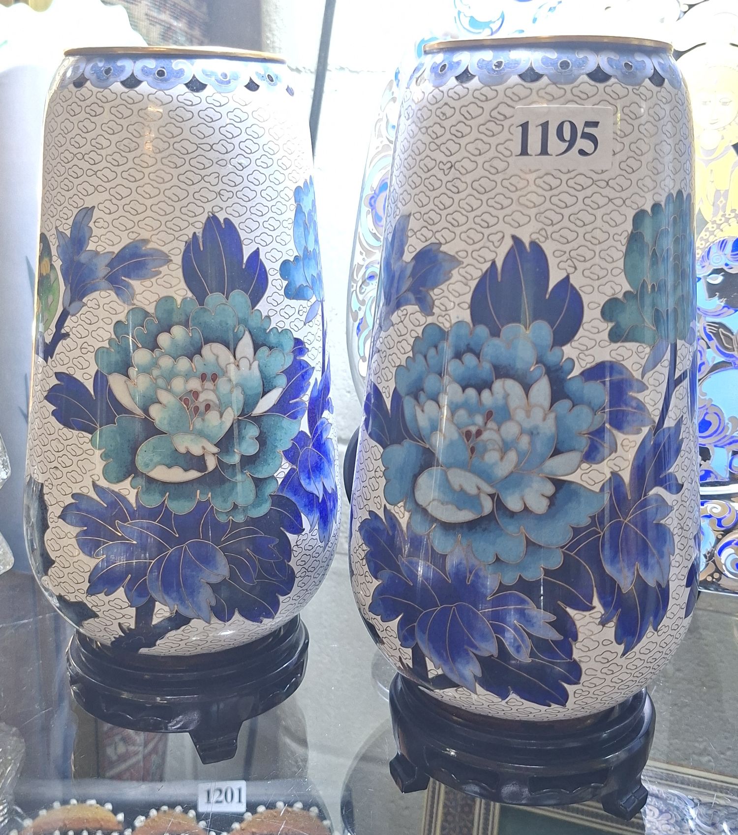Chinese Cloisonne Vases