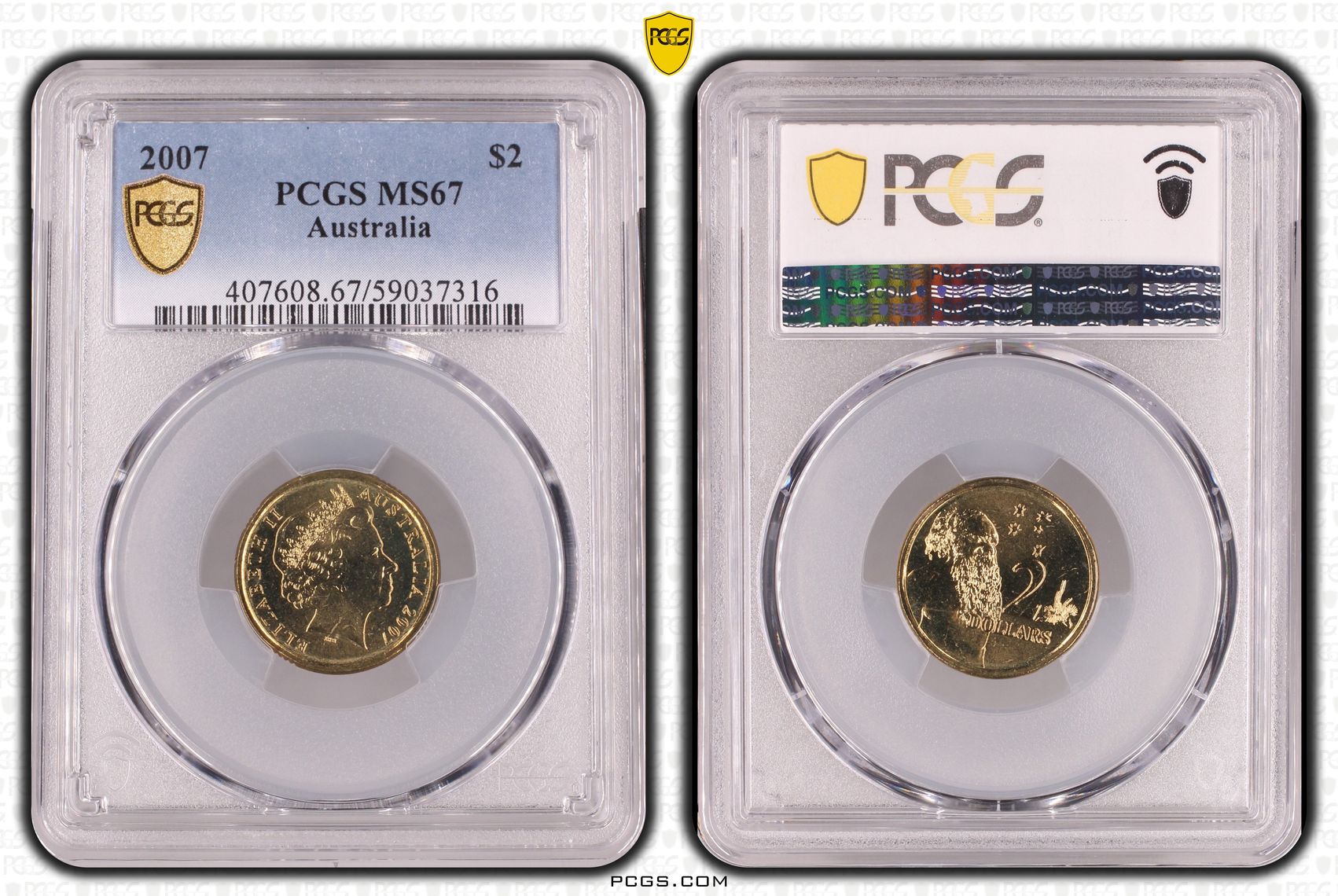 Two Dollar, 2007, PCGS MS67