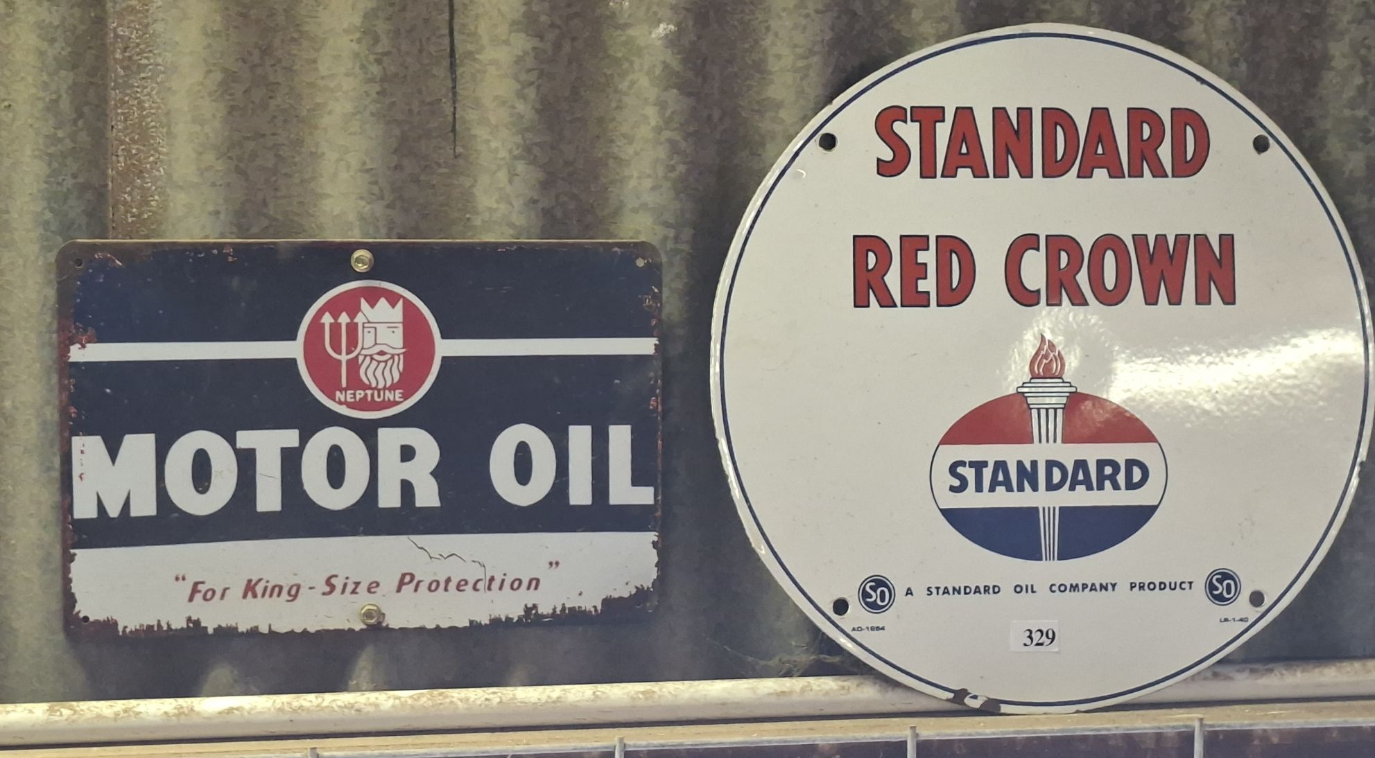Enamel Sign