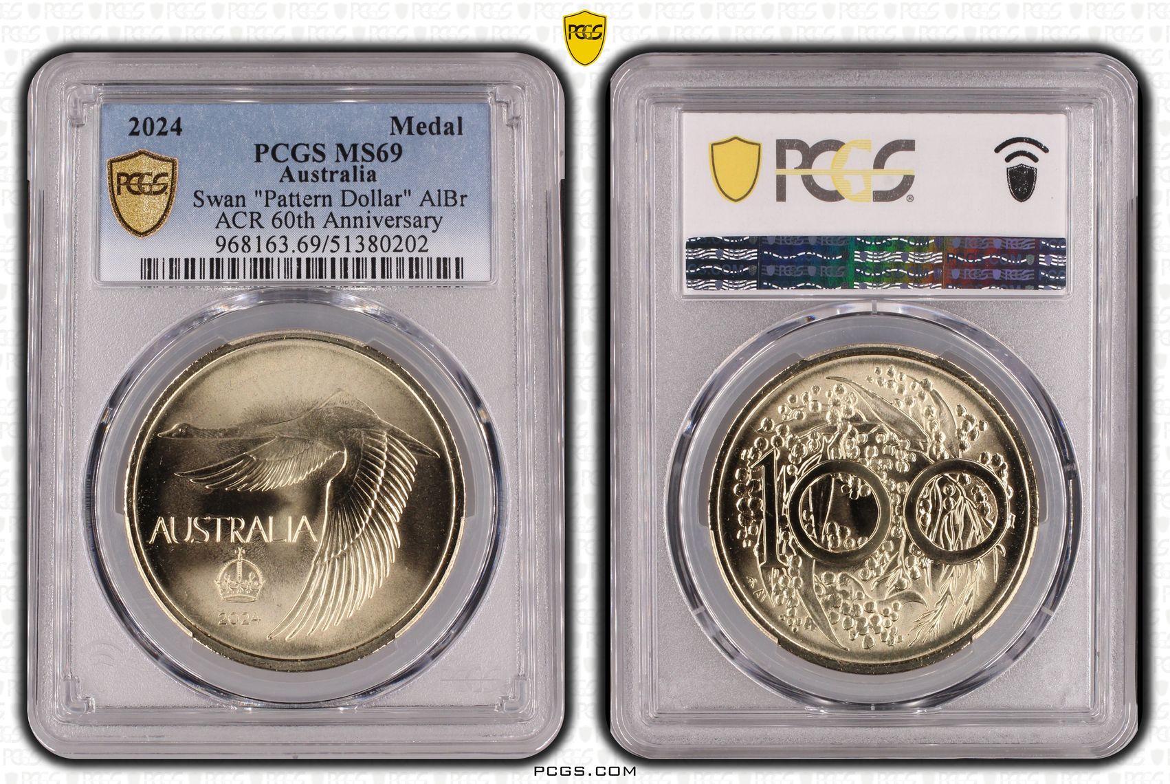Medal, 2024, PCGS MS69