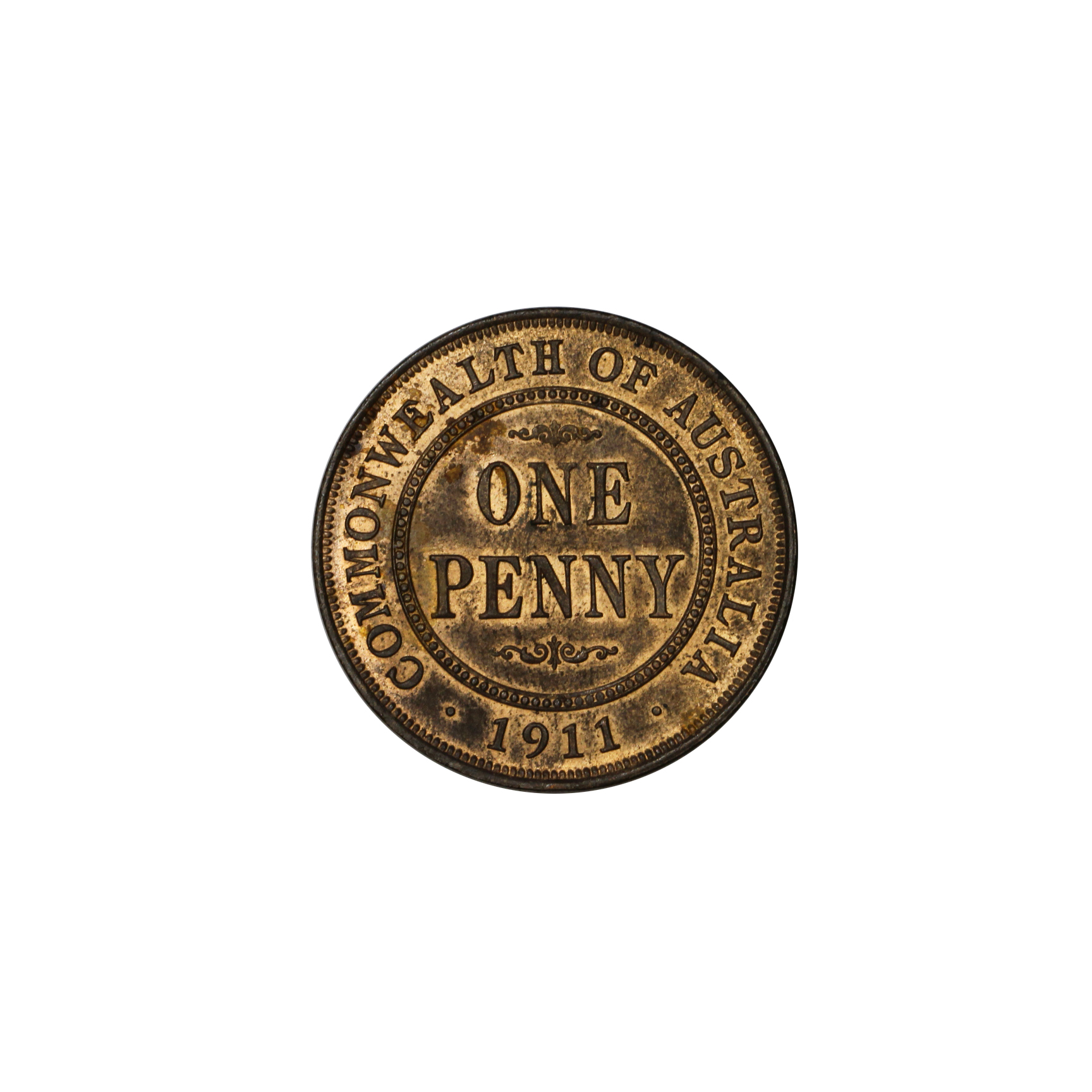 906. · George V, Penny, 1911, UNC
