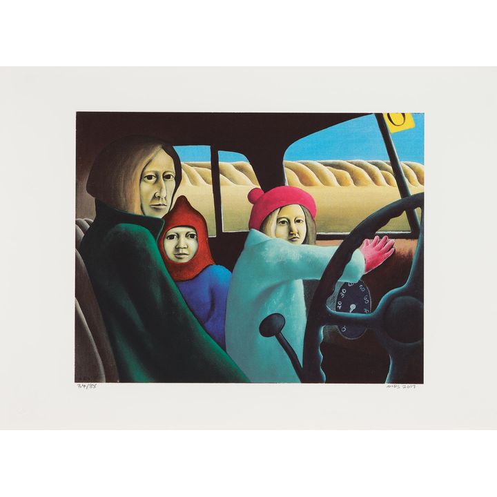 Michael Smither 'Family in the Van'
