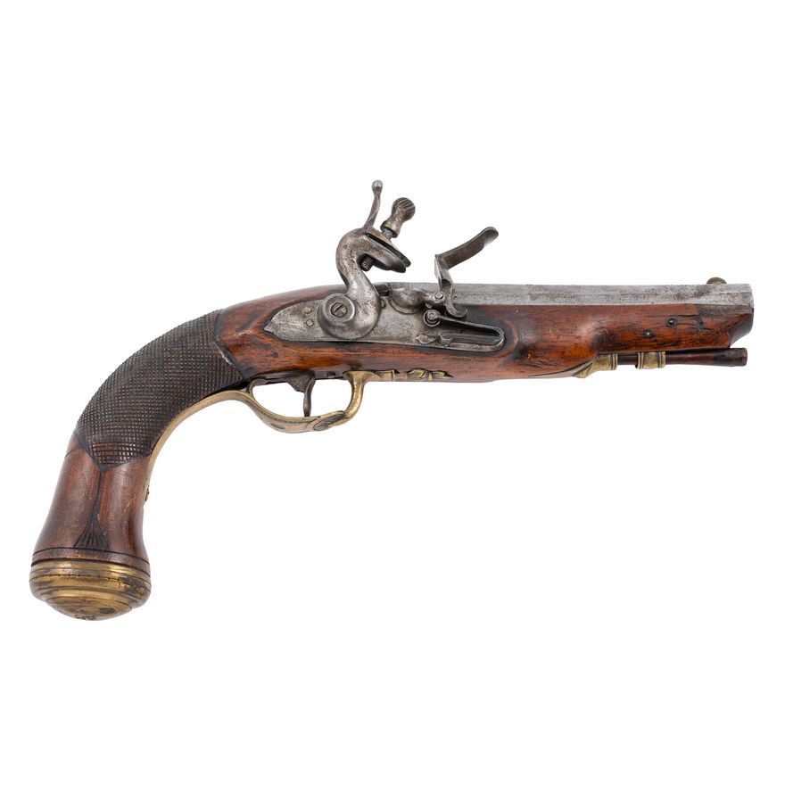 Pistolet skałkowy, Belgia, 2 poł. XVIII w.