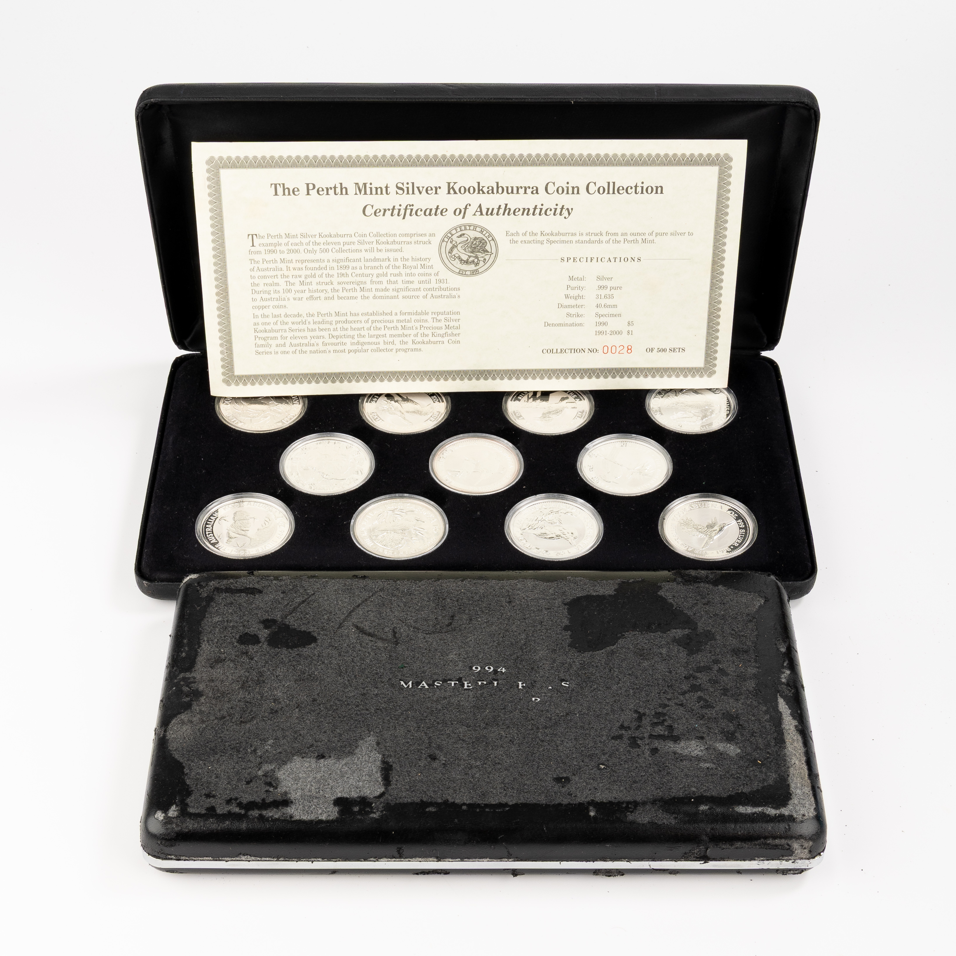 326 · Elizabeth II, RAM and Perth Mint, One Dollar - Five Dollars, 1990 - 2000, FDC