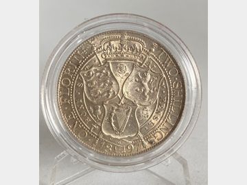 1897 VICTORIA OLD HEAD SILVER FLORIN