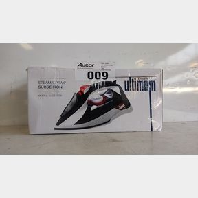 SUNBEAM ULTIMUM STEAM SPRAY SURGE IRON. VERTICAL STEAM AND SELF CLEANING. SUSS-2200B - SUNBEAM ULTIMUM STEAM SPRAY SURGE IRON.