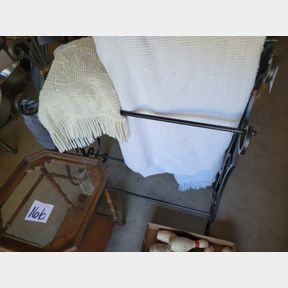 3 Pieces of double lace bed spread and other bed spread