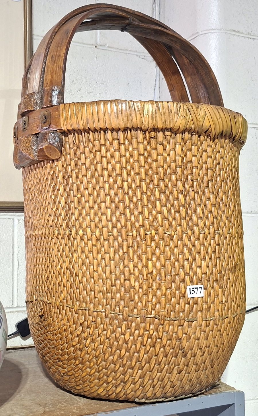 Woven Japanese Cane Basket