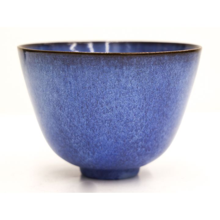 Gertrude & Otto Natzler Blue Ceramic Bowl