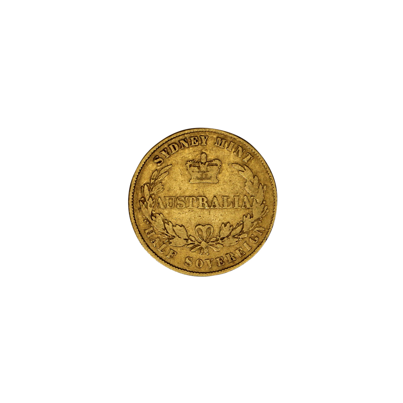1136. · Victoria, Half Sovereign, 1856-S, Good