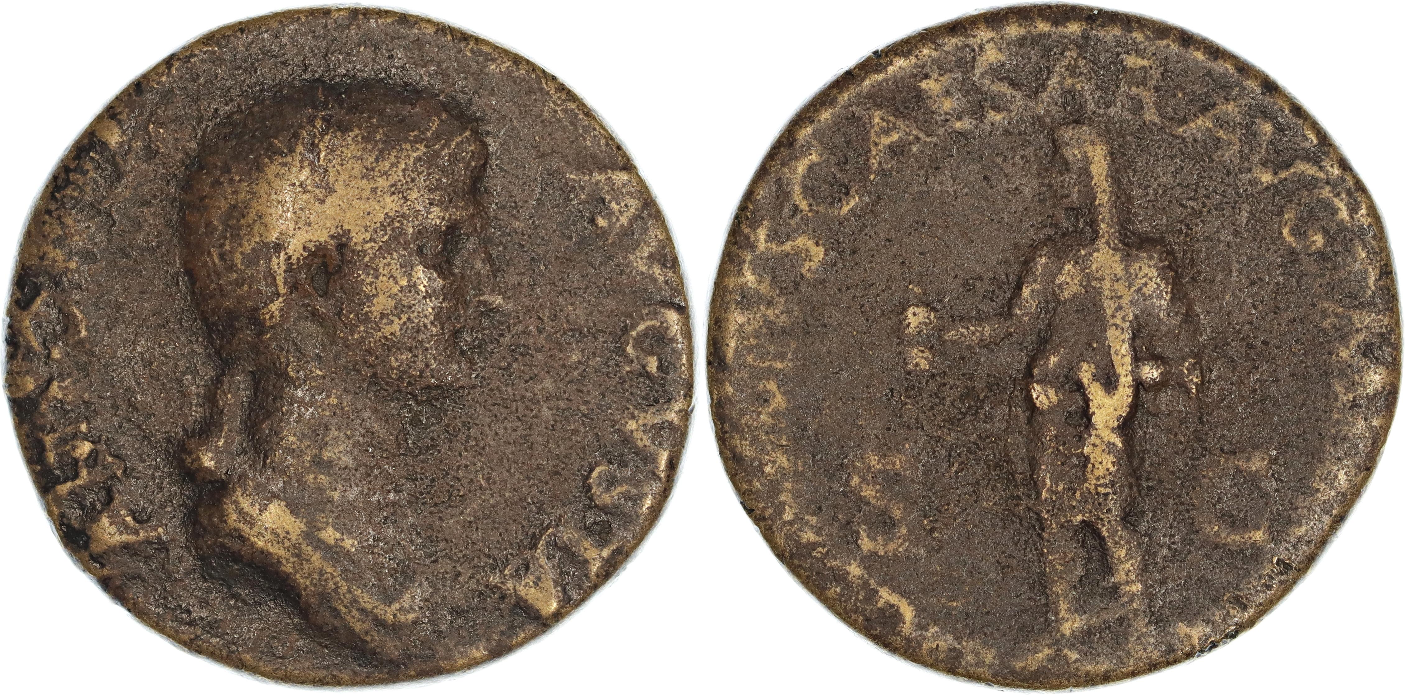 Roman Empire, Antonia minor, Æ As, 41-54 AD, Fair