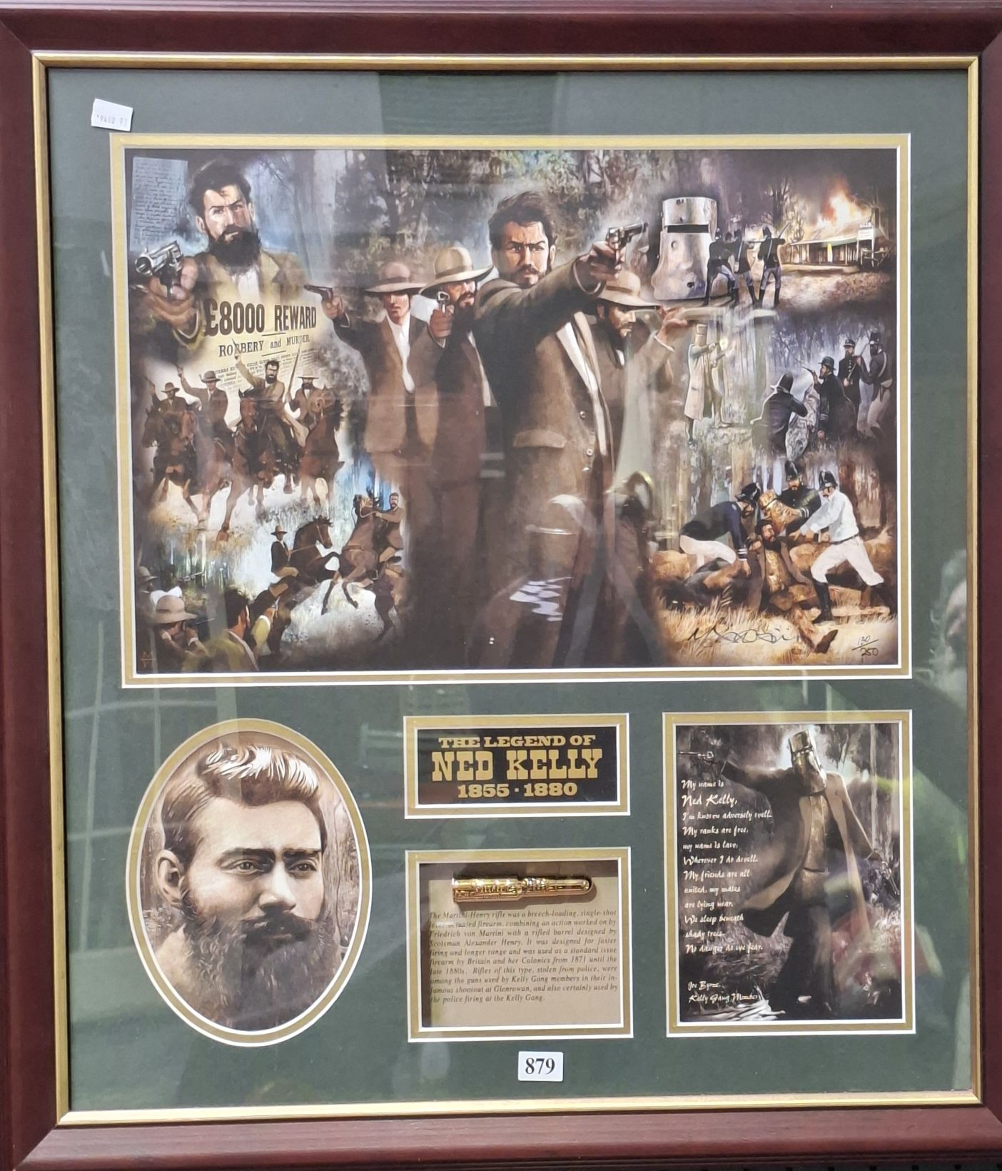 Ned Kelly Plaque