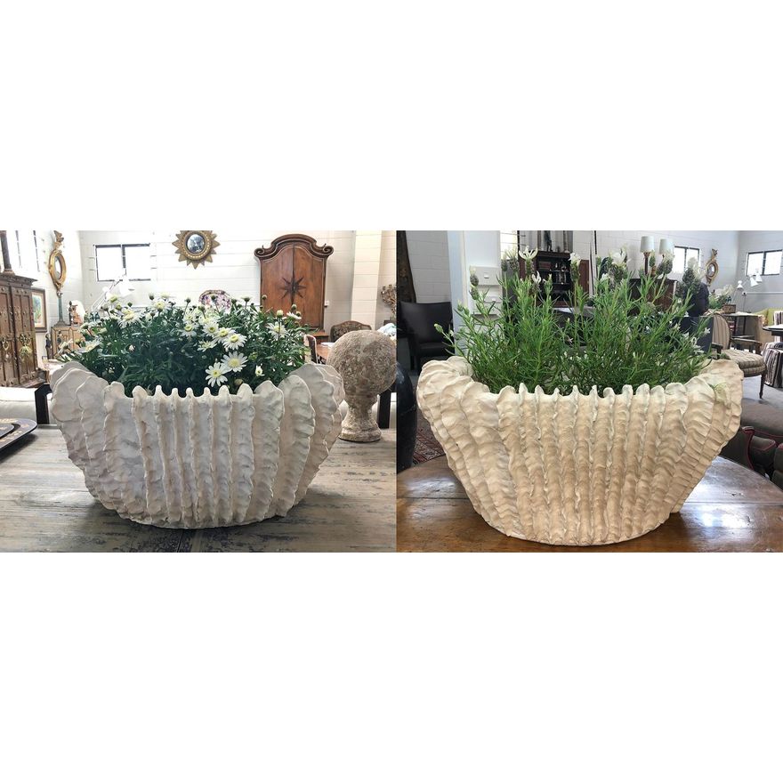Formations, LA - Two large De Lune planters