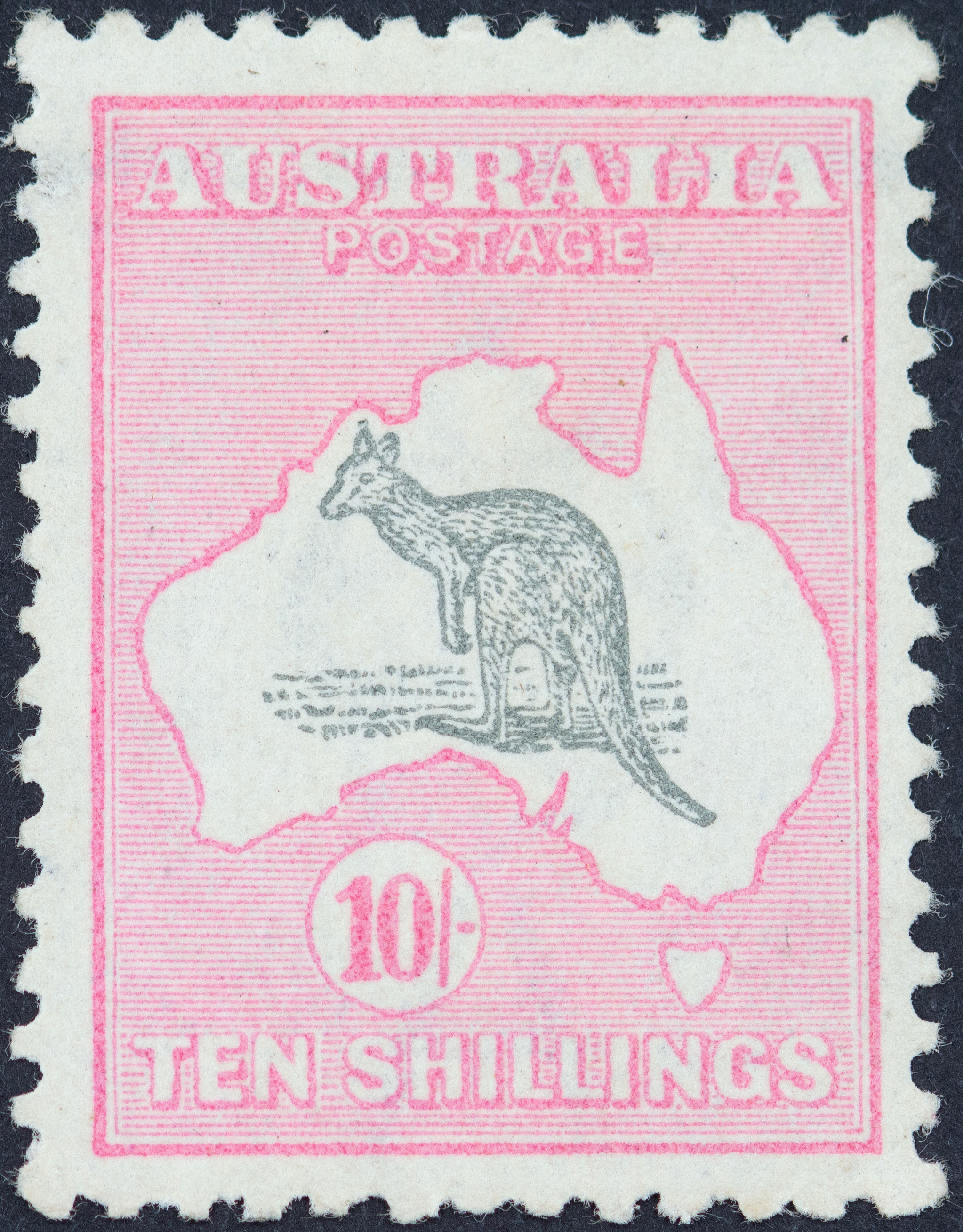 351 · Third Watermark, Ten Shillings, 1917, Good