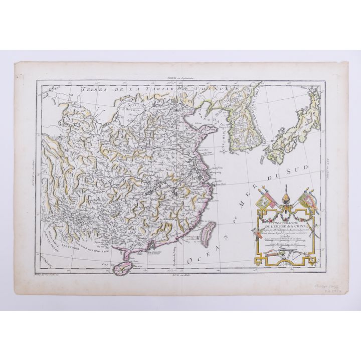 Pretot, Chorographie de L'Empire de la Chine. 1770