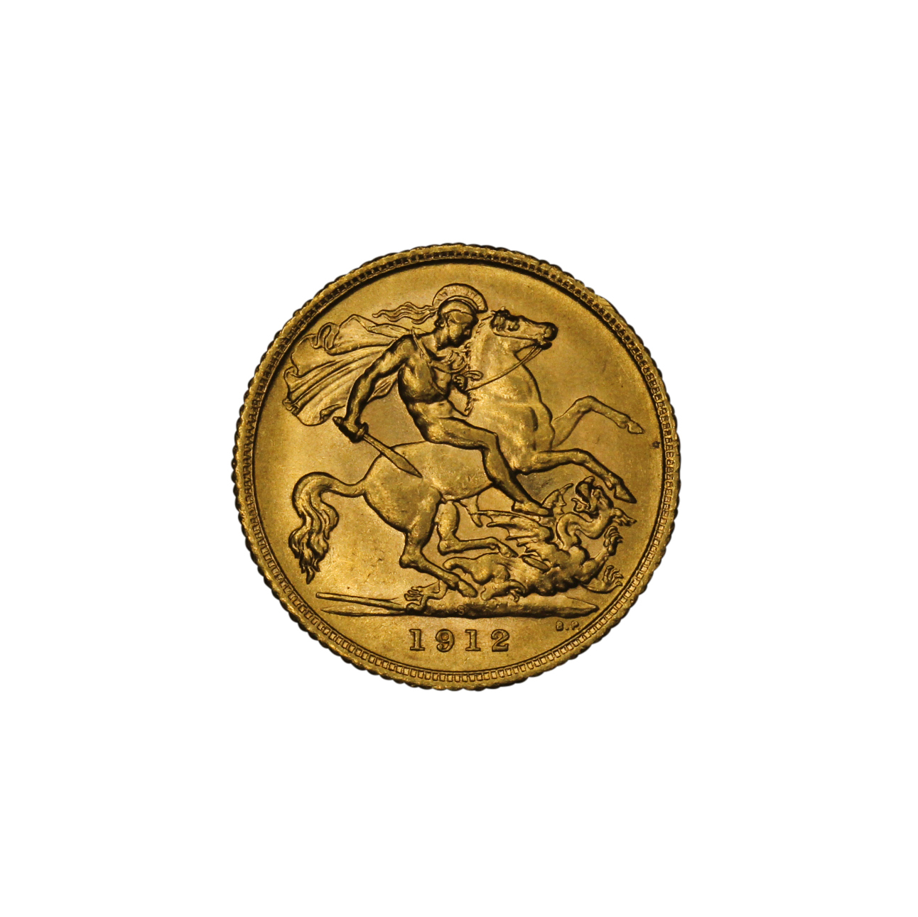 1266. · George V, Half Sovereign, 1912-S, UNC