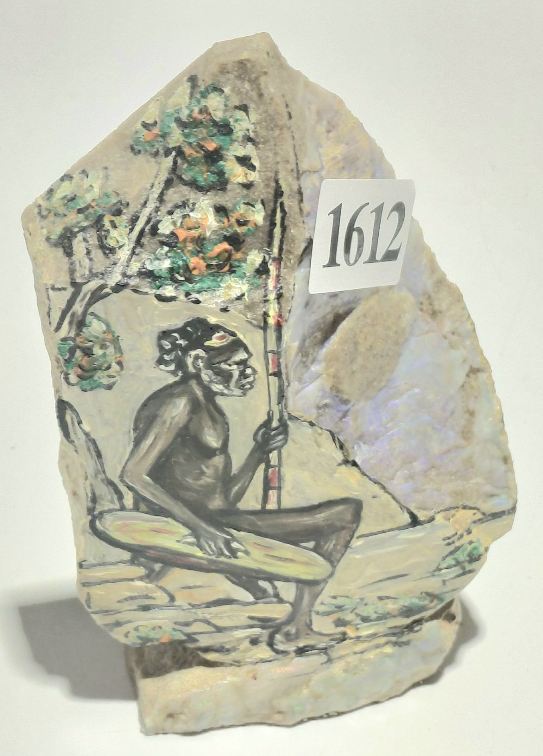 HILDA DOBROTA HAND PAINTED ANDAMOOKA OPAL