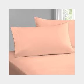 Pizuna 400TC Cotton Pillow Cases Set Of 2 - Burnt Coral - King - 51497/1003