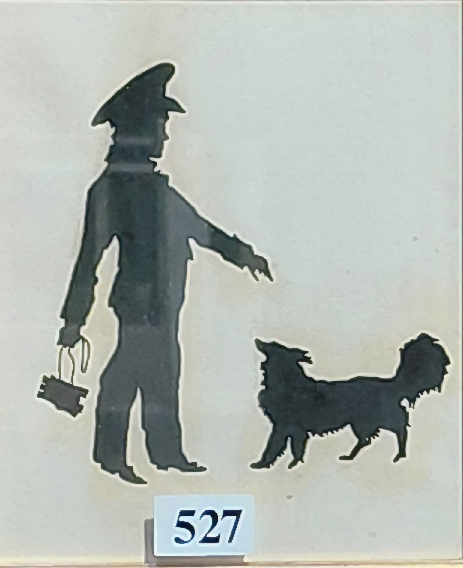 527 · TWO GEORGIAN SILHOUETTES