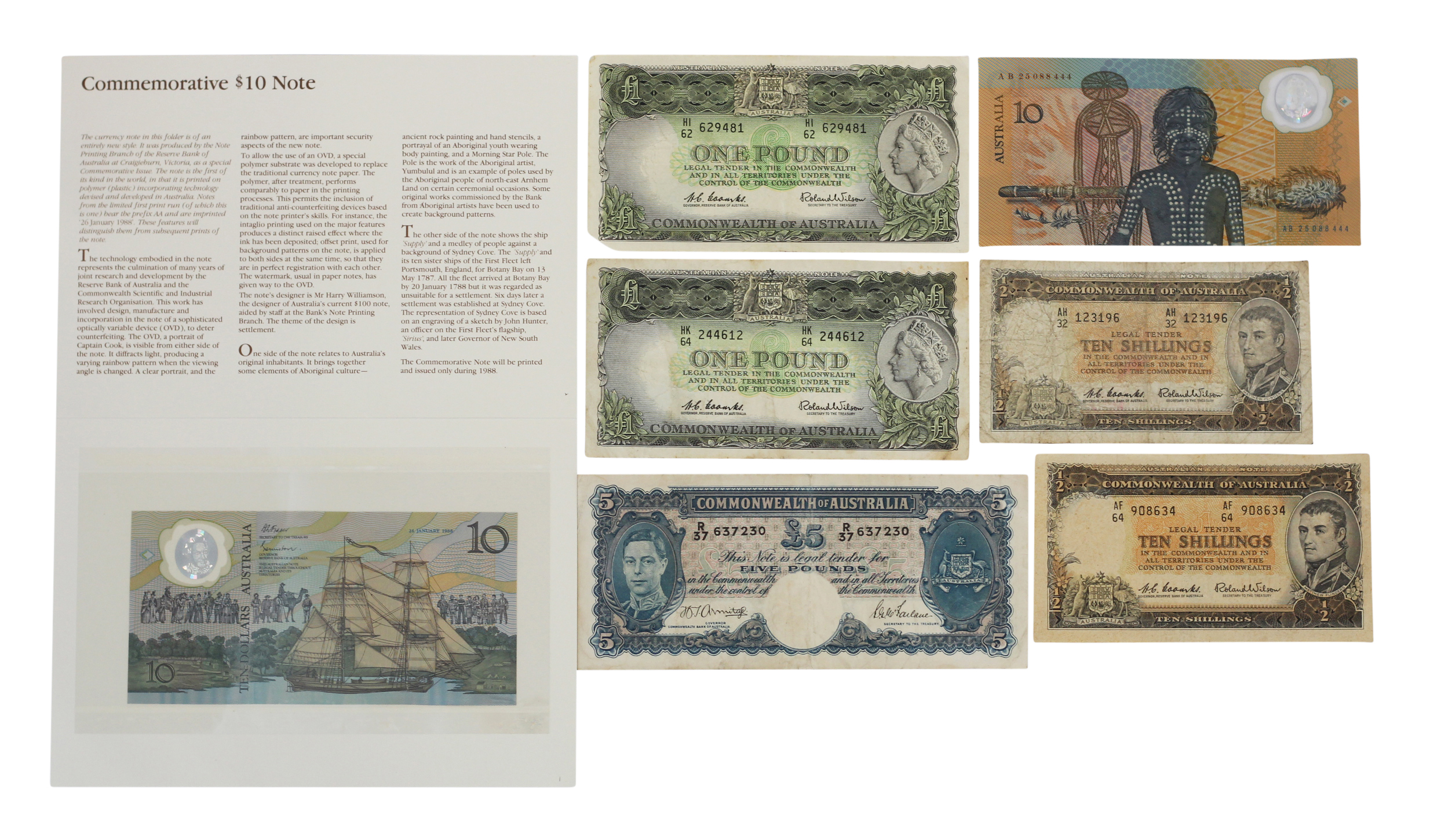 1904. · Group, George VI, Five Pounds, 1938, gF