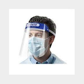 Plastic Full Face Shield Protective Face Mask With Forehead Cushion - Anti-fog Safety and cushion - 51653/703 P1 (A2)