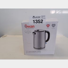 SWAN CLASSIC 1 7 LITRE STAINLESS STEEL CORDLESS KETTLE