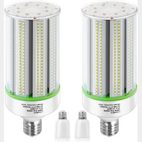 2 COUNT (PACK OF 1) 2-PACK 60W LED CORN LIGHT BULB,E26/E39 LED BULBS,SUPER BRIGHT,5000K,LED REPLACEMENT CFL METAL HALIDE HID HPS F