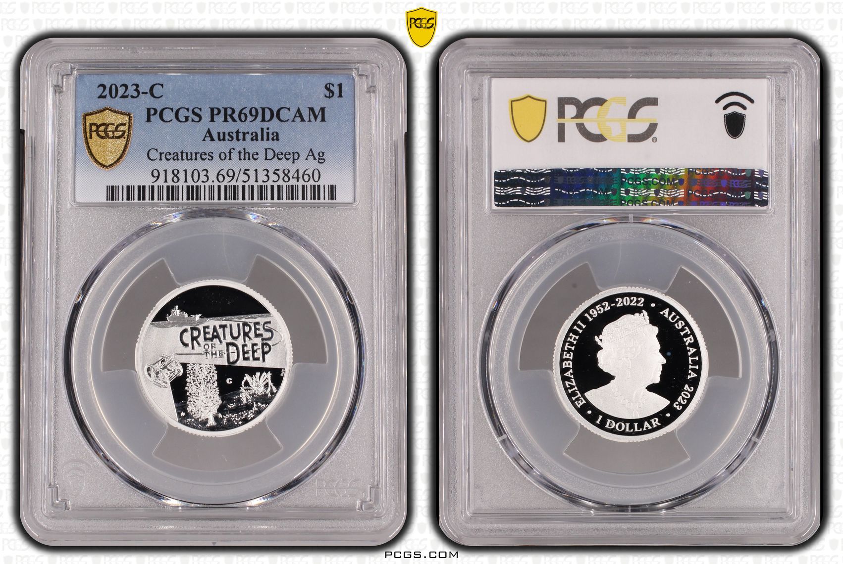 One Dollar, 2023-C, PCGS PR69DCAM