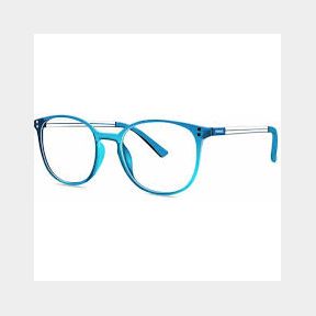 TROO Blue Light Blocking Classic Round Glasses - Gaming/Smartphones/Tablets - Blue - Unisex -51715/1618 B3 (S3)
