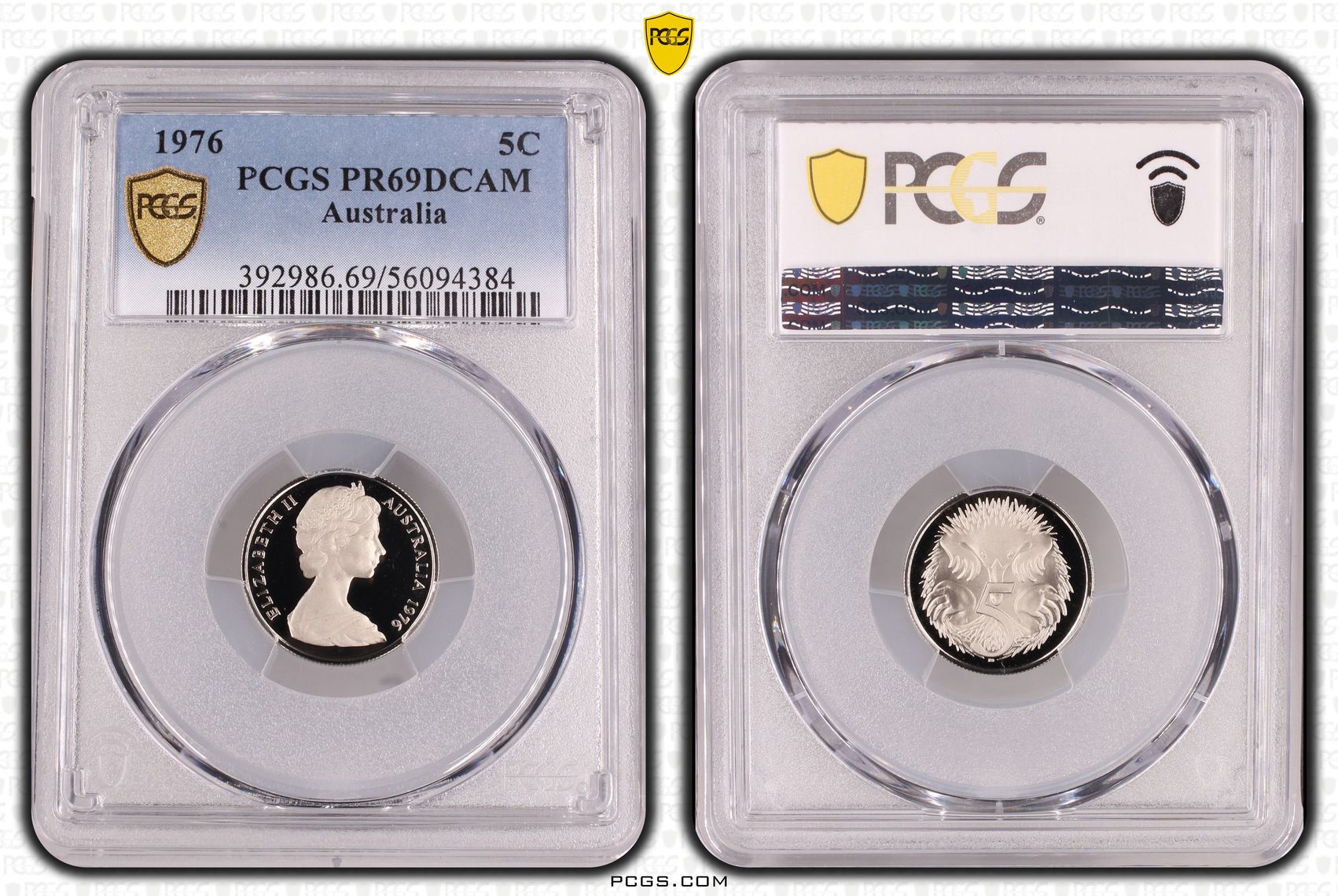Five Cent, 1976, PCGS PR69DCAM