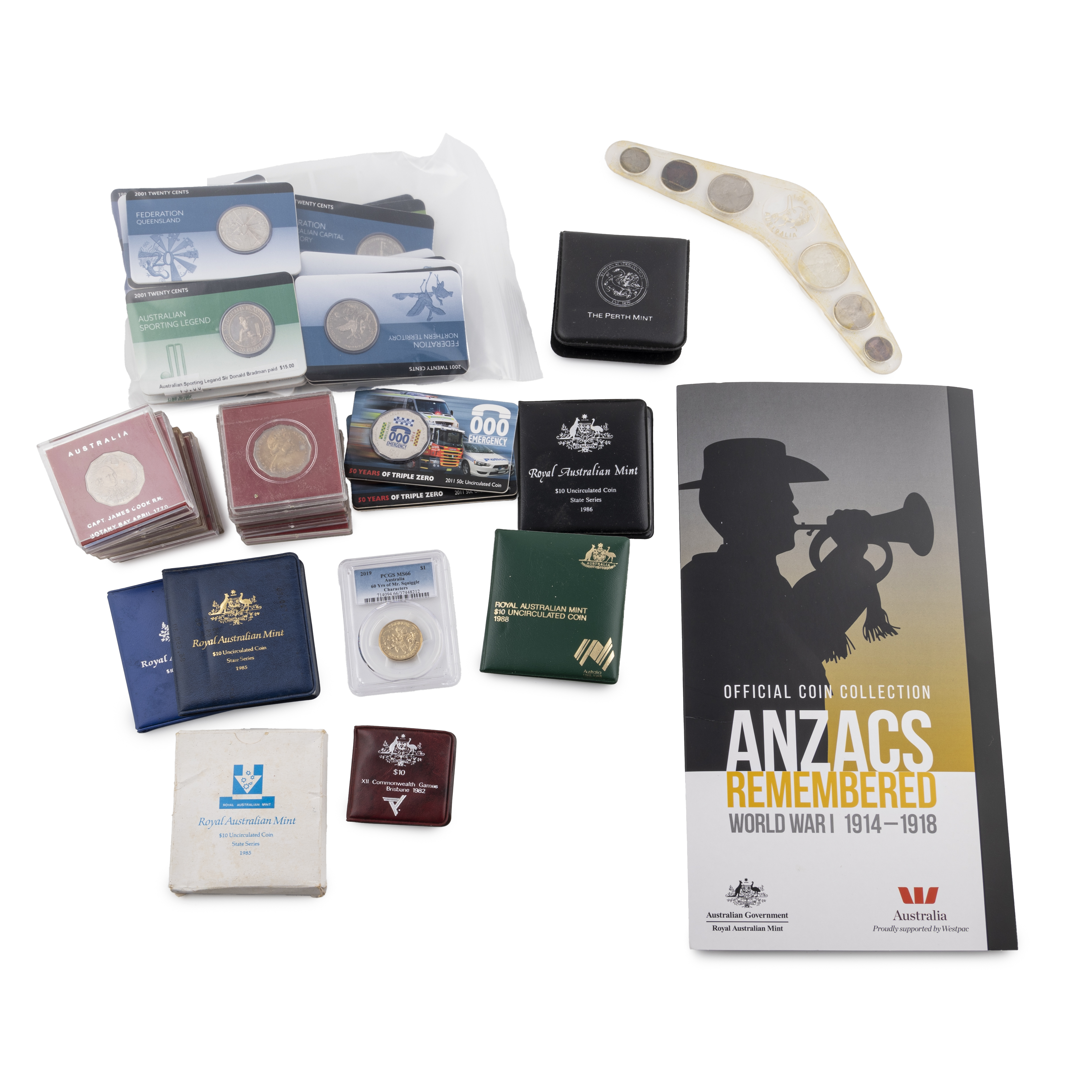 Elizabeth II, Miscellaneous, Accumulation, 1970 - 2019, UNC - FDC