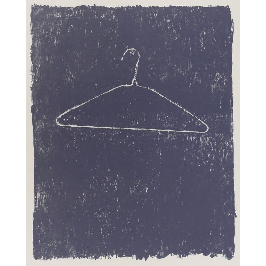 Jasper Johns ''Coat Hanger I'' 1975 Lithograph