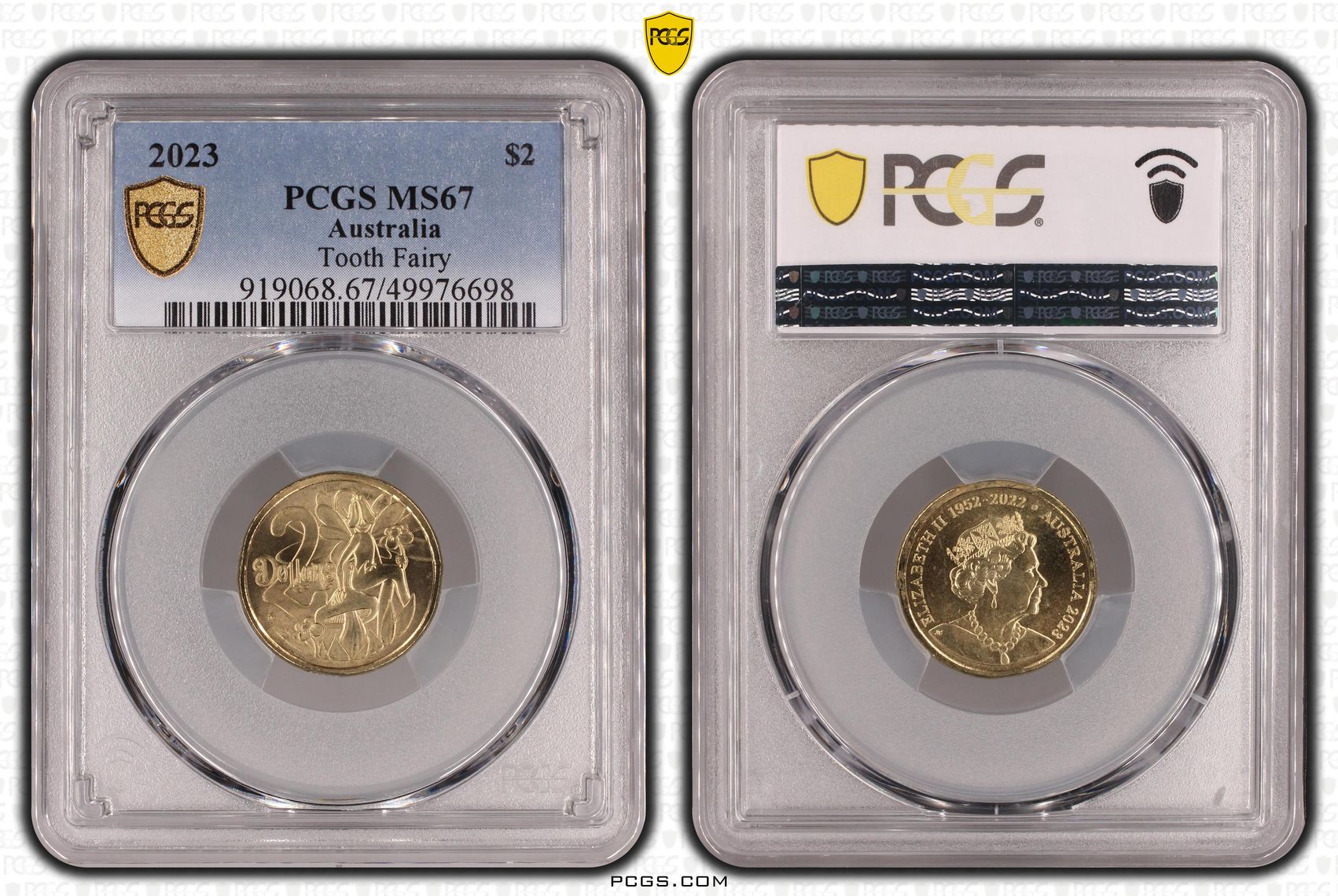 Tooth Fairy , Two Dollar, 2023, PCGS MS67
