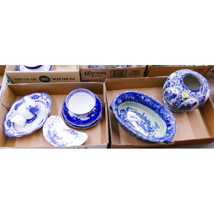 Box Delft Pottery Vase Etc